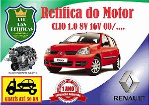 Retifica de Motores -  Clio 1.0 8V/16V 00/...