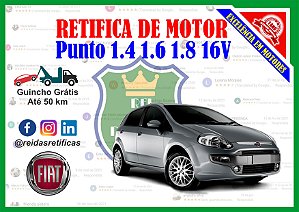Retifica Motor Punto 1.4 1.6 1.8 16V