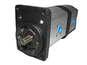 004345- BOMBA DUPLA MF 660/680/6340/6350/6360 MASSEY FERGUSON