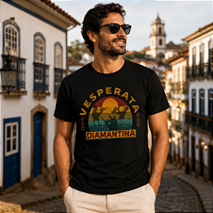 Camiseta Estampa Vesperata Diamantina