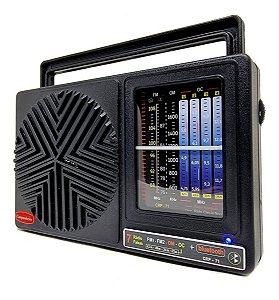 RADIO PORTATIL 7 FXS P/LUZ  FM1/FM2/+4OC BT COMPANHEIRO CRP-71 COM BLUETOOTH