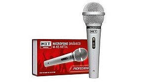 MICROFONE MXT M-K5 PROFISSIONAL CABO 3 MTS