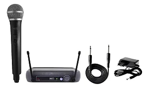 MICROFONE SEM FIO DE MAO MXT UHF-202/R201201202
