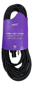 CABO SPEAKON MACHO + P10 MONO O.D.6.5MM PRETO 10M