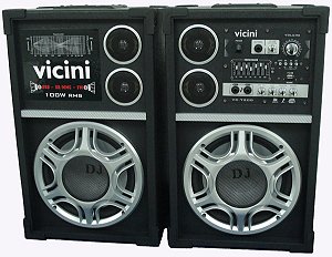 CAIXA ATIVA E PASSIVA VICINI VC 7200 FM-USB/SD-MMC 127/220VT
