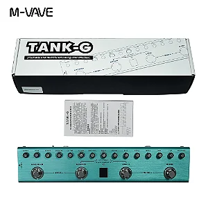 PEDALEIRA MULTIEFEITOS  PARA GUITARRA M-WAVE TANK-G