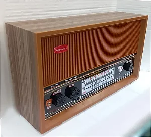 RADIO CAMPEÃO 9 FXs PILHA LUZ COMPANHEIRO RARIDADE NOVO EMBALEGEM