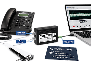 GRAVADOR DE LIGAÇÕES TELEFONICAS COSITON RECORDER ANALÓGICO