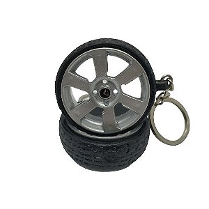 Chaveiro de Roda Miniatura Montana Nova com Pneu de Borracha