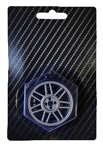 Chaveiro de Roda Miniatura Snowflake Gol GT com Pneu de Borracha