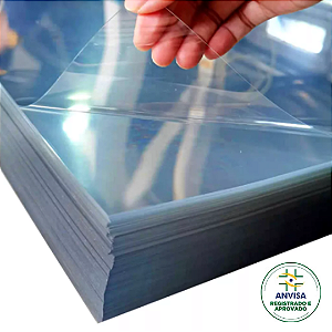 200 Folhas de Acetato Transparente 0,25mm