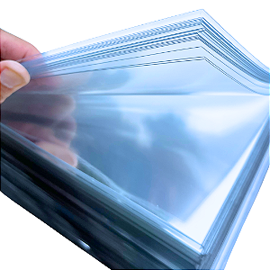 10 Folhas De Acetato Transparente A6 0,40mm