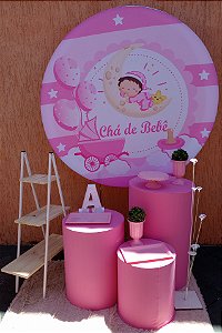 Chá de Bebê Rosa - Pegue e Monte A Partir de R$100,00