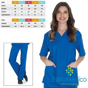 CONJUNTO PIJAMA CIRÚRGICO EM GABARDINE