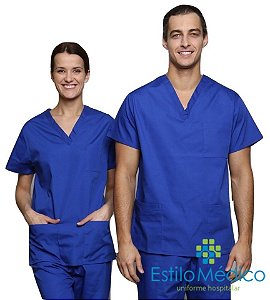 KIT 02 PIJAMA CIRÚRGICO UNISSEX - LINHA COMPLETA