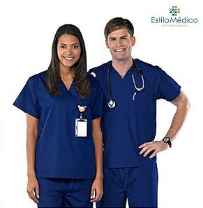MEGA PROMOÇÃO - 02 CONJUNTOS DE PIJAMAS MÉDICOS CIRÚRGICOS - UNISSEX - PLUS SIZE