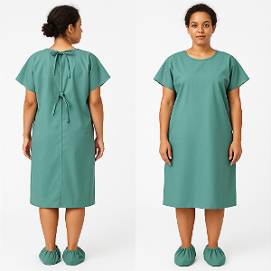 Camisola Hospitalar Aberta Atrás - Conforto e Praticidade Essenciais