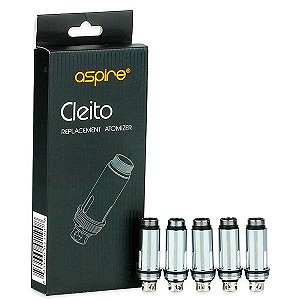 Bobinas CLEITO Dual CLAPTON para CLEITO TANK ou K4 - Marca: Aspire™ (Pack c/ 5 un.)