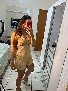 Macacão Abertura Lis Nude