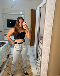 Cropped Laço Preto