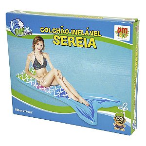 Colchão Inflável - Sereia - Dm Toys 