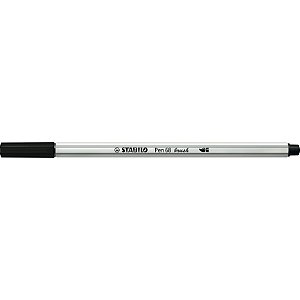 Caneta Brush Pen 68 - Preta - 568/46 - Stabilo