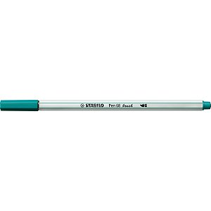Caneta Brush Pen 68 - Azul Turquesa - 568/51 - Stabilo