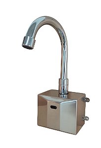 Torneira de parede com sensor modelo TP100i (aço inox)