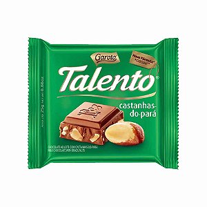 Caixa Chocolate Mini Talento Castanha do Pará 18 displays (15X25g) - Garoto