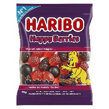 Bala Gelatina Happy Berries 90g- Haribo