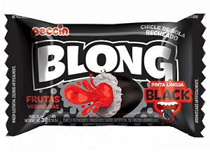 Chiclete black pinta lingua frutas vermelhas com 40 unidades - Peccin