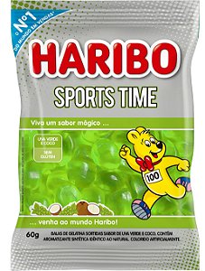 Bala Gelatina Sports Coco e Uva 60g - Haribo