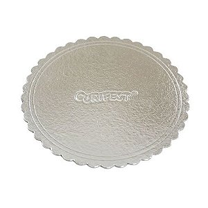 Cake board Premium Numero 20 Prata - Curifest