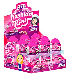 Ovo Supresa Fashion Girl Toy com 18 unidades de 10g Fampar