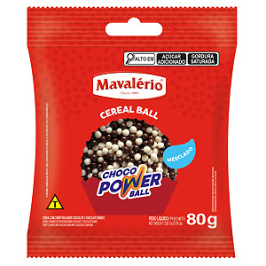 Choco power ball mini cereal Mavalério 80g