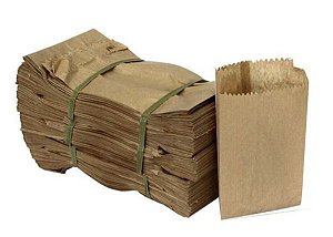 Cartucho de papel Kraft 1kg com 100 unidades AR Embalagens