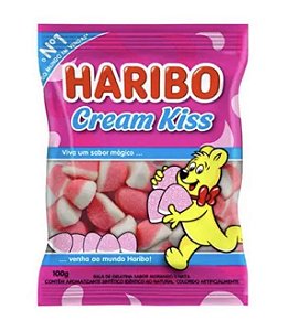 Bala De Gelatina Cream Kiss 100g - Haribo