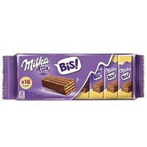 Milka Wafer Bis com 16 unidades (105,6g)