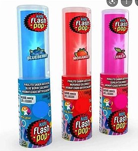 Caixa Pirulito Lanterna Flash Pop 12 unidades de 33g -  Kids Zone