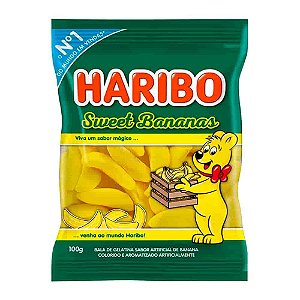 Bala Gelatina Sweet Banana 100g - Haribo