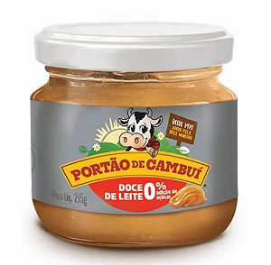 Doce de Leite Pastoso Zero Açúcar 215g - Portão do Cambuí