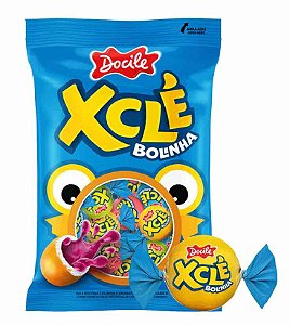 Chiclete Xclé Bolinha Tutti-Futti  225g (50 Unidades de 4,5g) - Docile