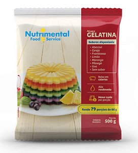 Gelatina em Pó Sabor Uva 500g Nutrimental