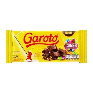 Barra Tablete Cores  80g - Garoto