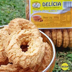 Bolacha caseira Sabor Leite condensado Delícia 300g