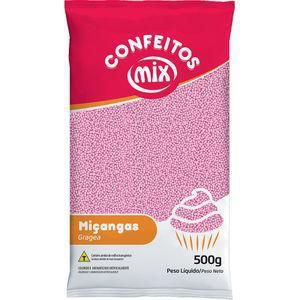 Confeito Miçangas Rosa Mix 500g