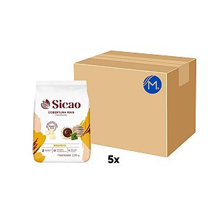 Caixa Cobertura chocolate Branco com 5X2,05 Kg Sicao
