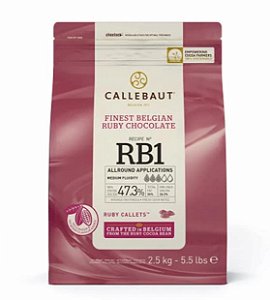 Chocolate Ruby Callets Callebaut 33.1% Gotas 2,5 kg