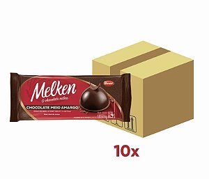Caixa Chocolate Melken Meio Amargo Barra com 10 barras de 1,050 kg - Harald