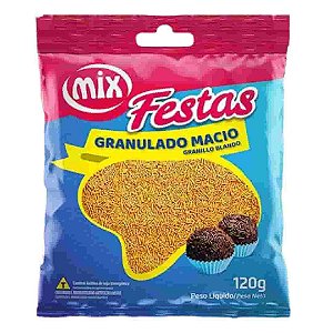 Confeito Granulado Macio Amarelo Mix 120g